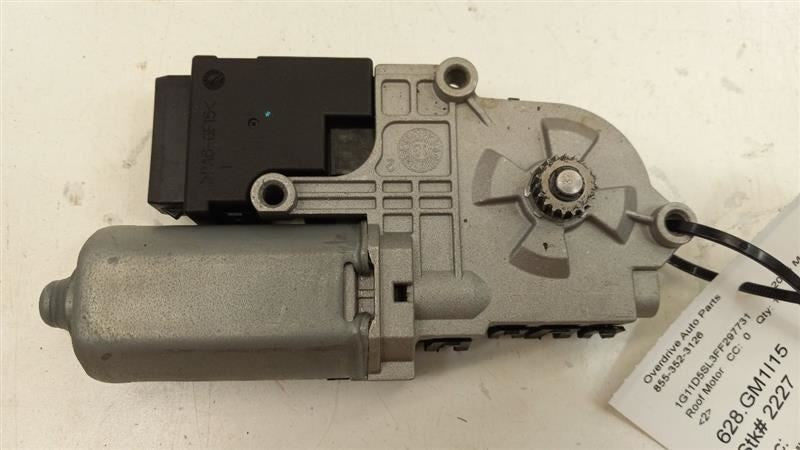 Chevy Malibu Electric Power Sun Moon Roof Glass Motor 2013 2014 2015 2