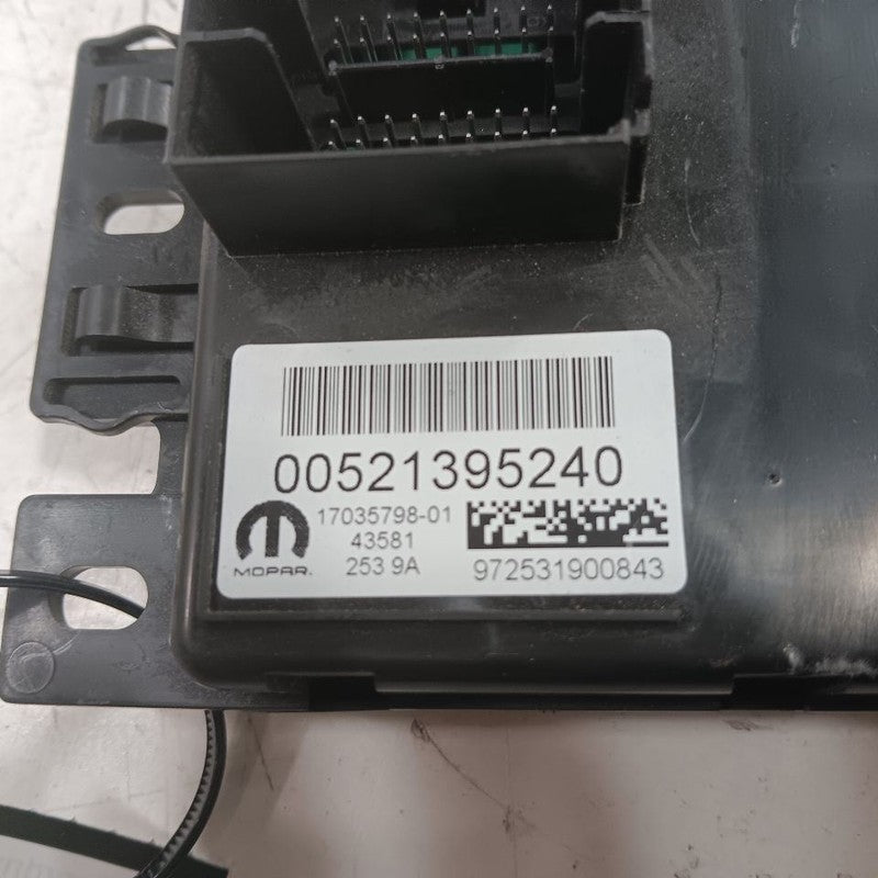Jeep Renegade Climate Control Module Unit {00521395240}  2021 2020 2019