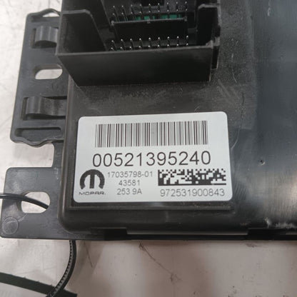 Jeep Renegade Climate Control Module Unit {00521395240}  2021 2020 2019
