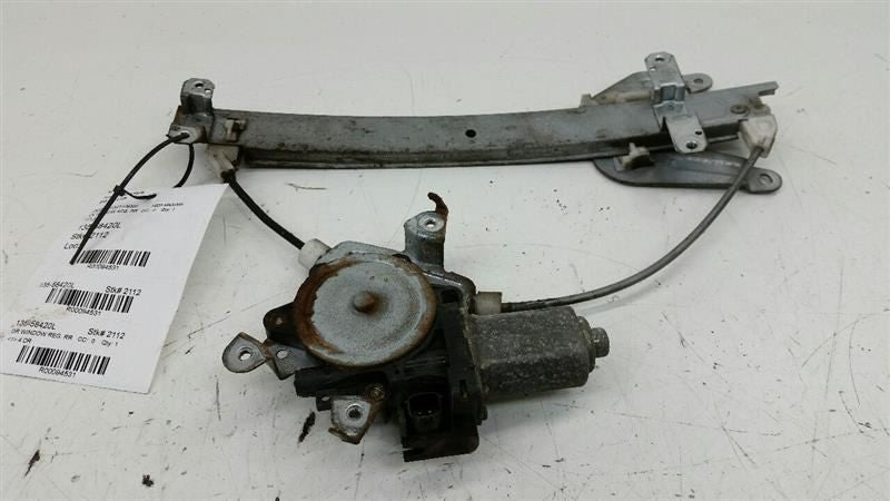 827212Y000 Left Rear Back Power Window Regulator Motor Track Fits 00-03 Nissan Maxima