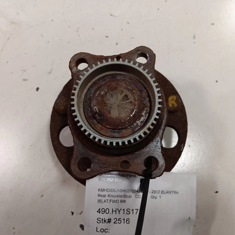 Hyundai Elantra Passenger Right Rear Spindle Knuckle Bearing Hub  2017