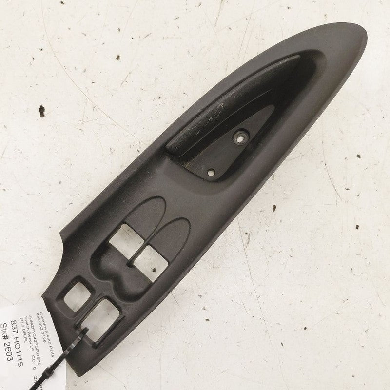 Honda CR-Z Window Switch Bezel Trim Left Front 2015 2014 2013