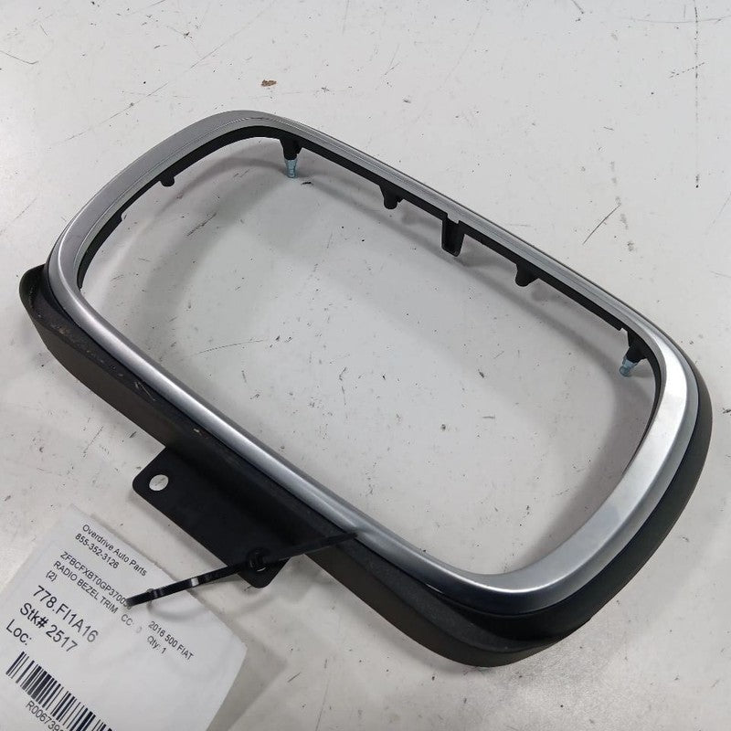 FIAT 500 Radio Bezel Trim Dash Surround  2017 2016