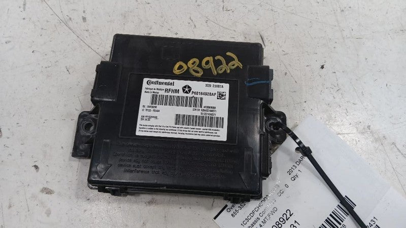 Chassis ECM Theft-locking Receiver Hub Under Pkg Deck Fits 13-16 Dodge Dart