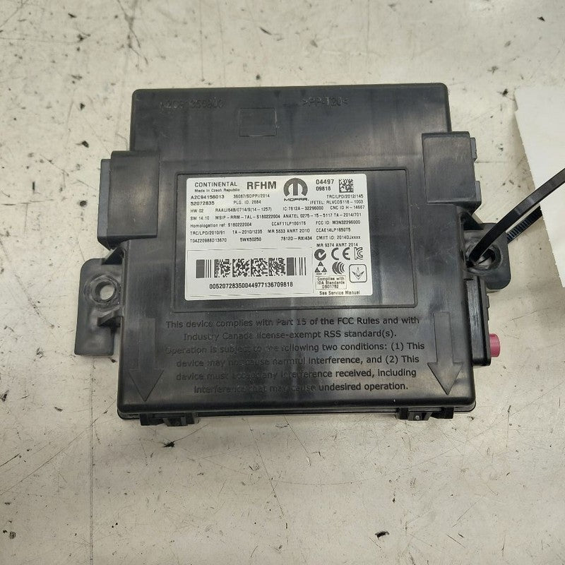 2018 Fiat 500 X Model TPMS Control Module {A2C91355900}