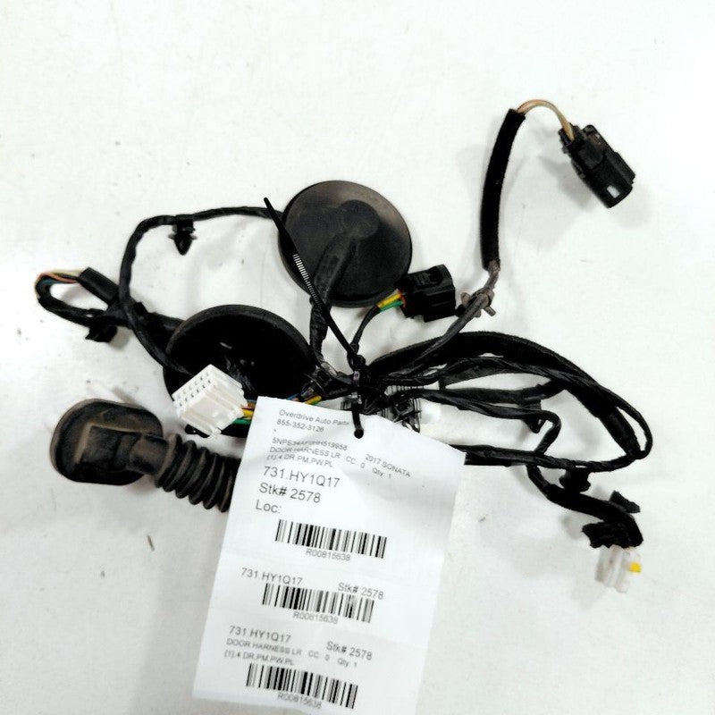 Hyundai Sonata Door Harness Wire Wiring Left Driver Rear  2017 2016 20