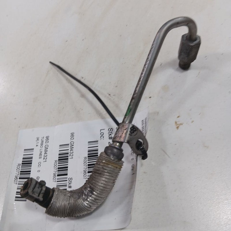 Buick Encore Super Turbo Charger Oil Line Hose Tube  1.4 2022 2021 202