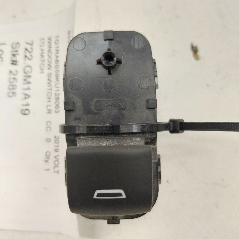 Chevy Volt Window Switch Power Left Driver Rear  2019 2018 2017 2016 O