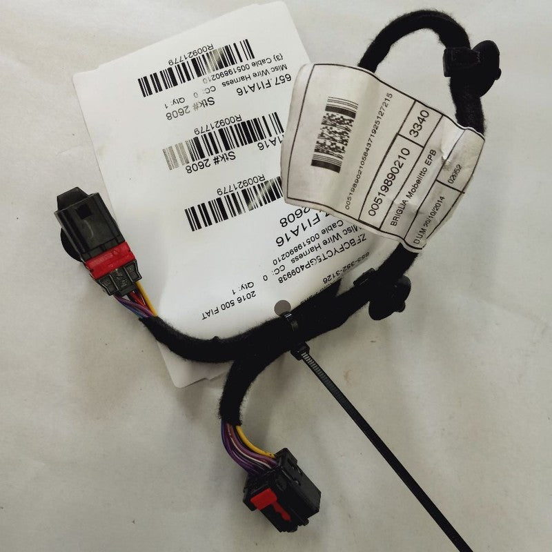 Fiat 500 X Model   Cable {00519890210} 2016 2017