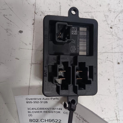 Jeep Compass Blower Resistor Fan Motor Speed Resistor  2018 2019 2020 2021 2022