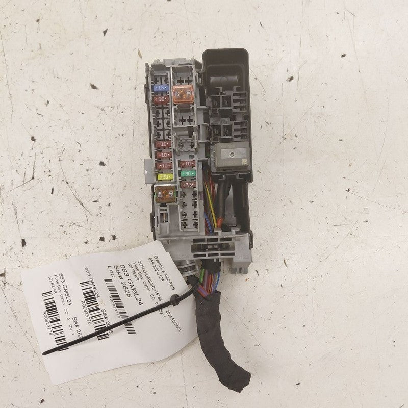 Chevy Equinox Rear Cabin Fuse Box Interior Inner Under Dash  2024 2023