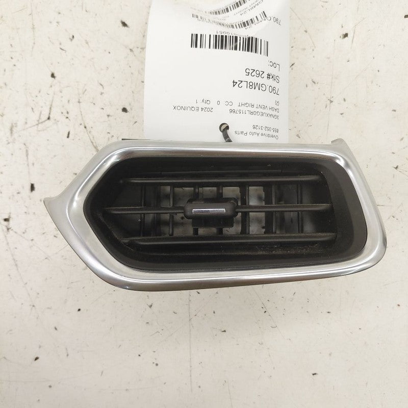 Chevy Equinox Dash Air Vent Right Passenger  2024 2023 2022