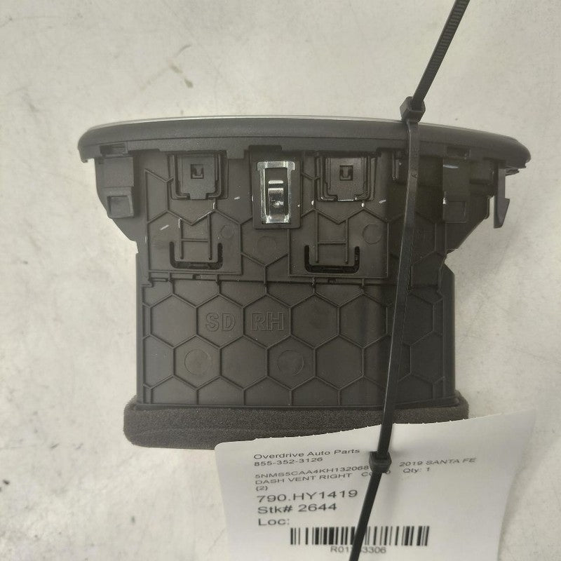 Hyundai Santa Fe Dash Air Vent Right Passenger  2019 2020