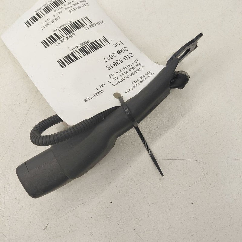 Passenger Right Front Seat Belt Buckle Latch Fits 16-22 Toyota Prius