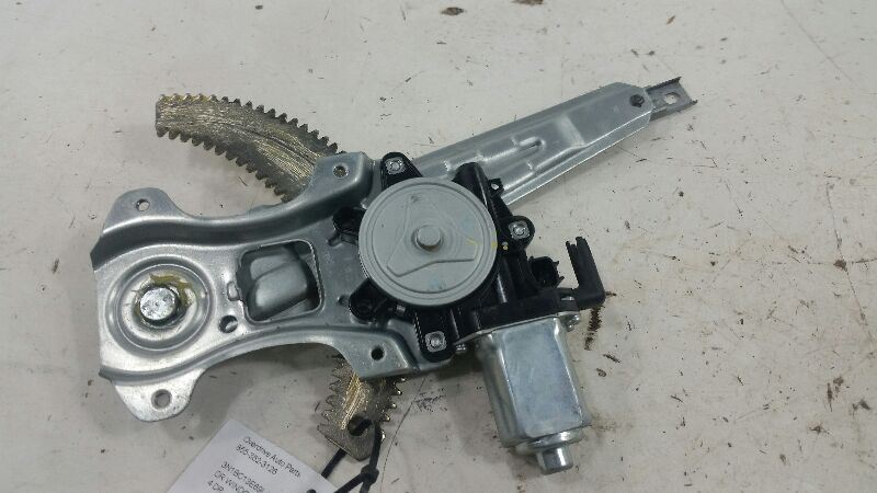  Driver Rear Back Power Window Regulator Hatchback Motor 07-12 NISSAN VERSA OEM