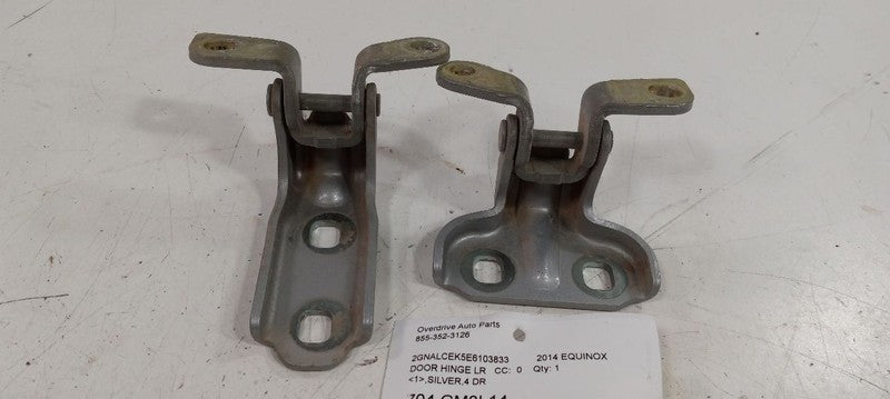 Chevy Equinox Door Hinge Set Left Rear 2015 2014 2013 2012 OEM