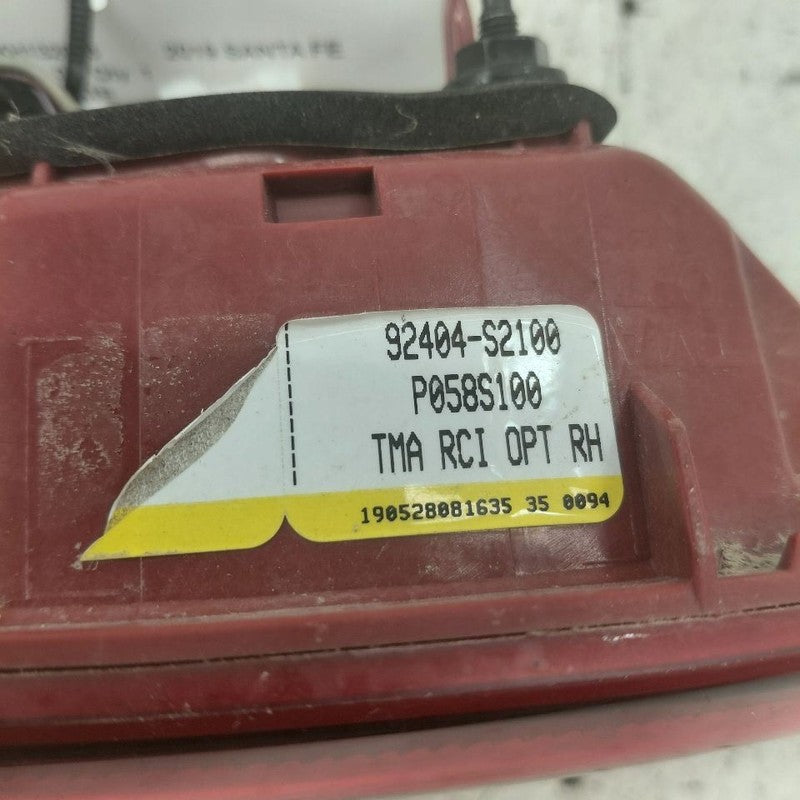 Passenger Right Rear Tail Light Brake Lamp Fits 19-20 Hyundai Santa Fe