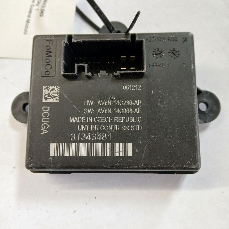 Passenger Right Rear Door Control Module 31343481 S60 Fits 11-13 Volvo