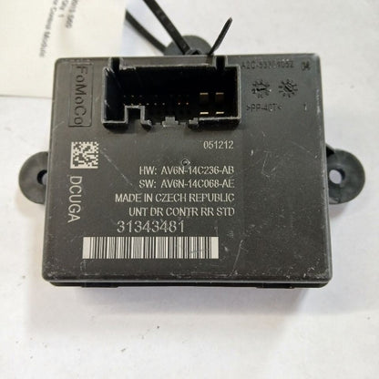 Passenger Right Rear Door Control Module 31343481 S60 Fits 11-13 Volvo