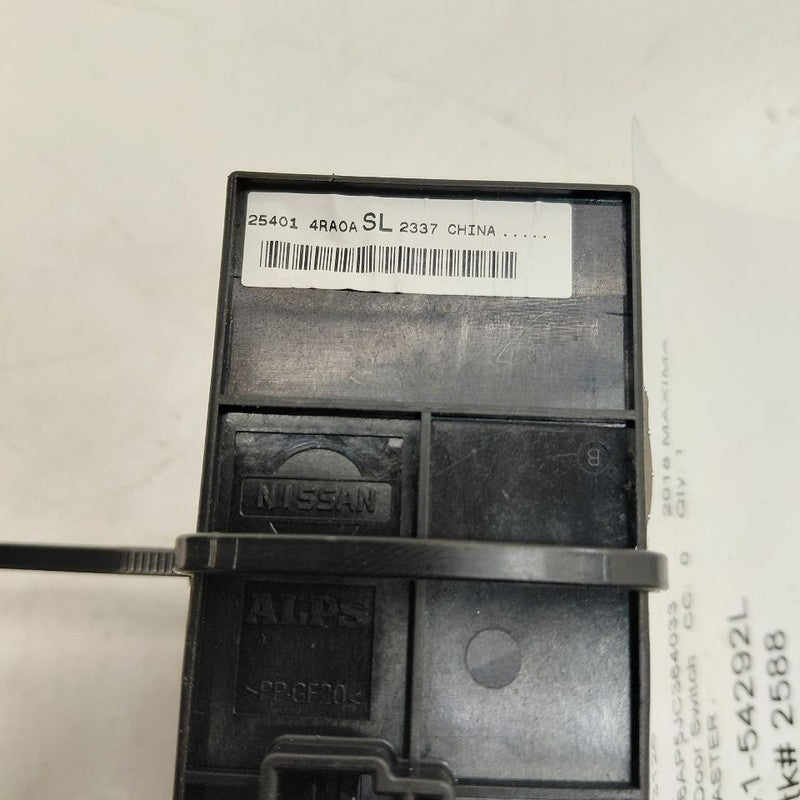 Driver's Front Door Lock And Window Switch Fits 16-23 Nissan Maxima OE
