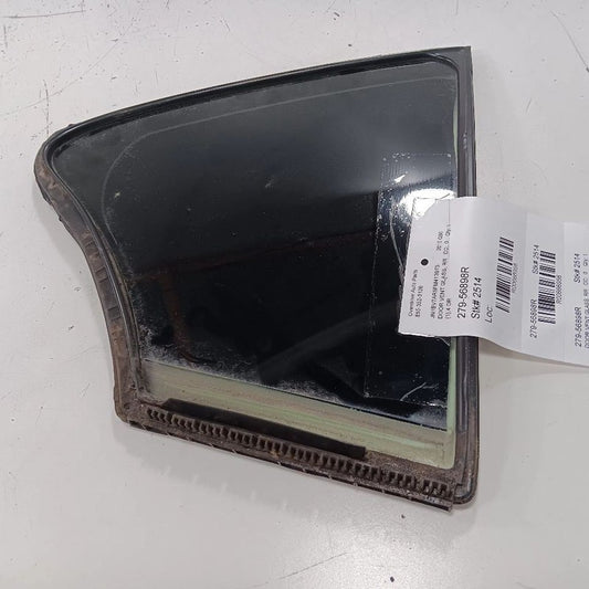 Passenger Right Rear Door Vent Glass Window Fits 14-16 INFINITI Q50