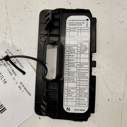 Nissan Maxima Fuse Box Cover 2018 2017 2016 OEM