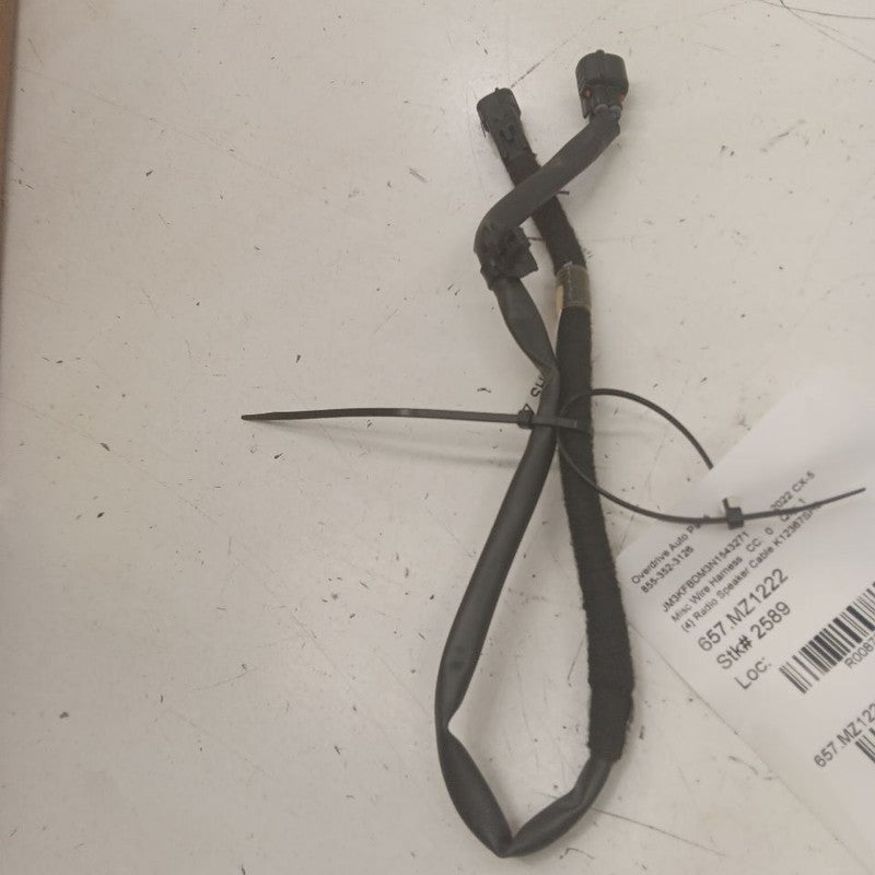 Mazda CX-5 Radio Speaker Cable {K12367SH0} 2023 2022 2021 2020 OEM