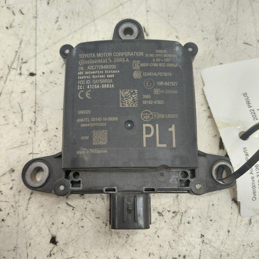Radar Unit Blind Spot Alert Toyota Prius Fits 19-22 Toyota Prius