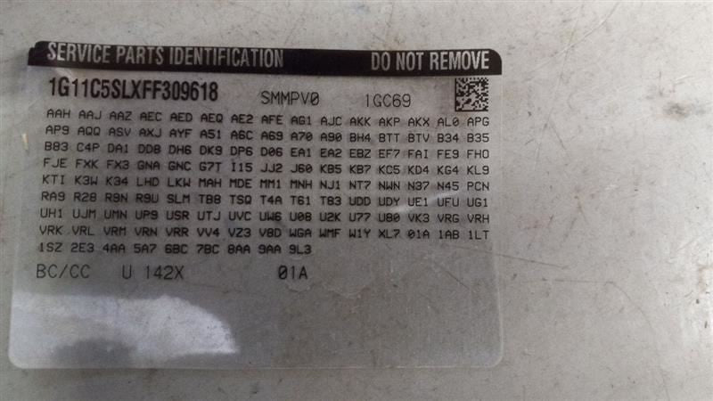 Chevy Malibu 12V Power Socket Dash Trim Bezel 2014 2015 2016 2017 2018