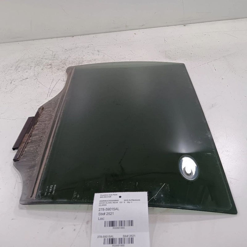 Left Rear Door Glass Window Wagon Outback With Privacy Tint 15-19 Suba