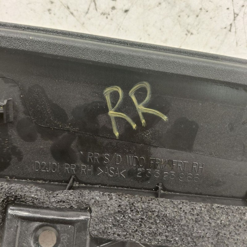 Chevy Volt Passenger Right Rear Door Applique {23323966} 2016 2017 201