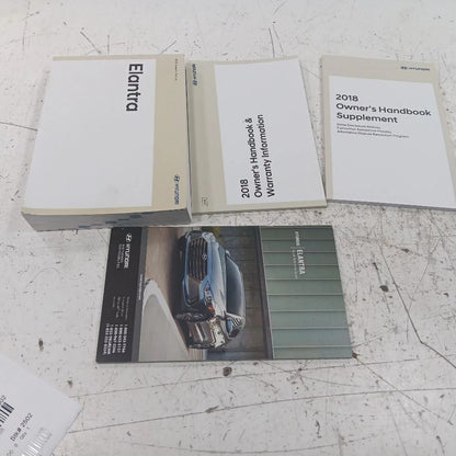 Hyundai Elantra Owners Manual 2018 OEM