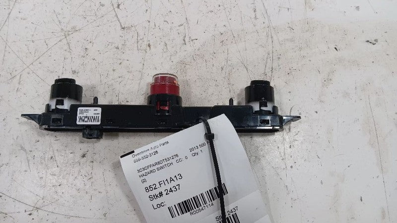 Fiat 500 Hazard Switch 4 Way Flasher Button  2012 2013 2014 2015 2016 