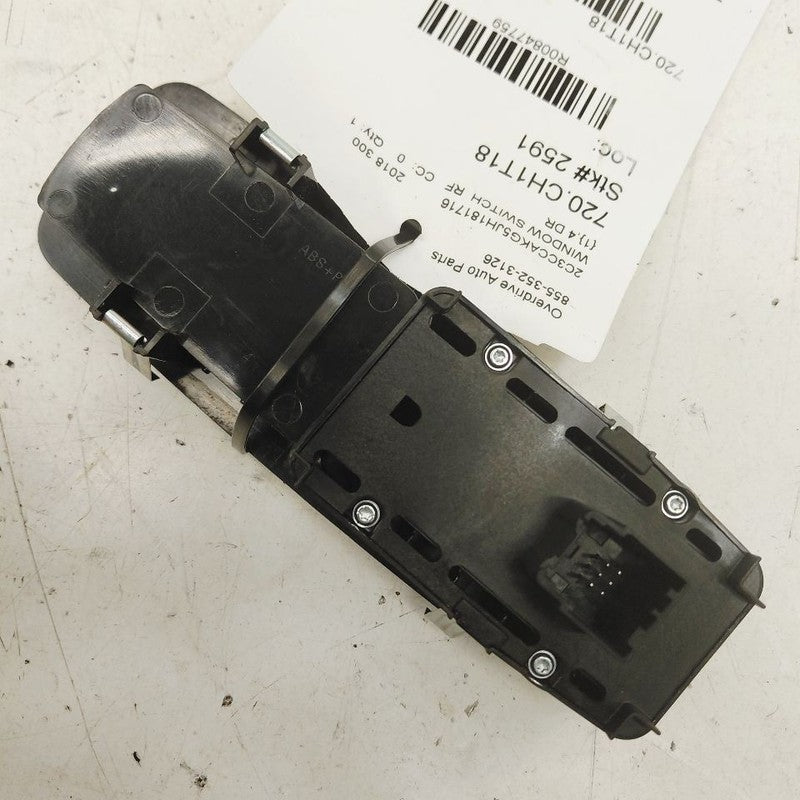 Chrysler 300 Power Window Switch Right Passenger Front  2017 2018 2019
