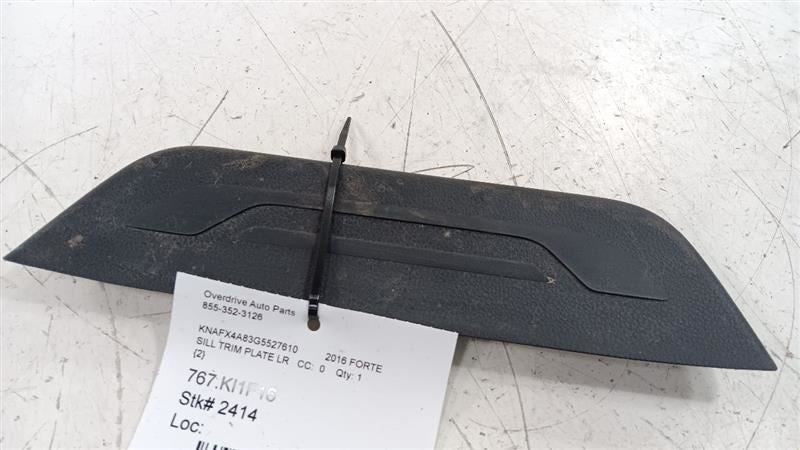 Kia Forte Sill Trim Plate Door Jam Threshold Left Rear 2016 2015 2014 