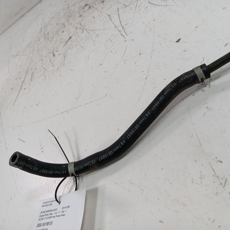 INFINITI Q50 Vacuum Pump Hose 2014 2015 2016 2017 2018