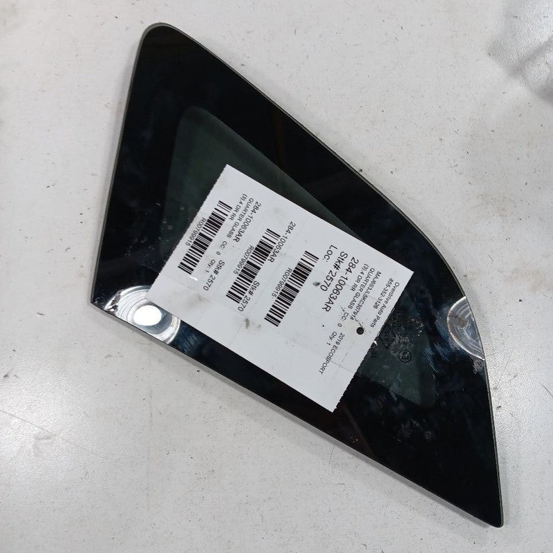 Passenger Quarter Glass Black Belt Moulding Fits 18-22 ECOSPORT