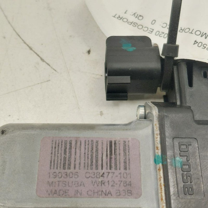 Ford Ecosport Passenger Right Rear Power Window Motor 2020 2021 2022 O