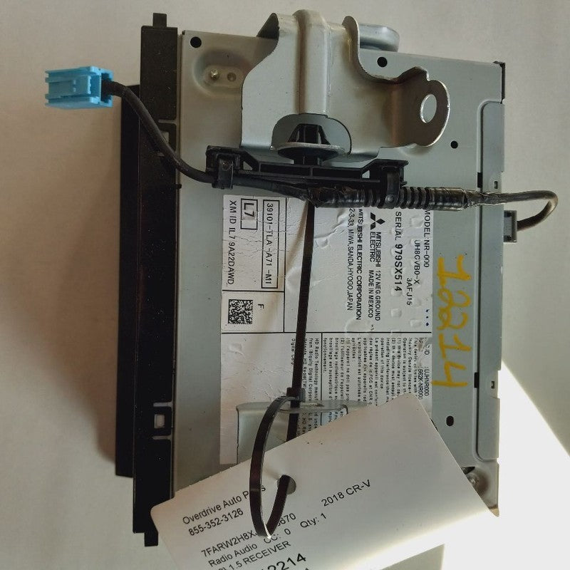 Audio Equipment Radio Receiver US Market EX-L Leather Fits 18-21 Honda