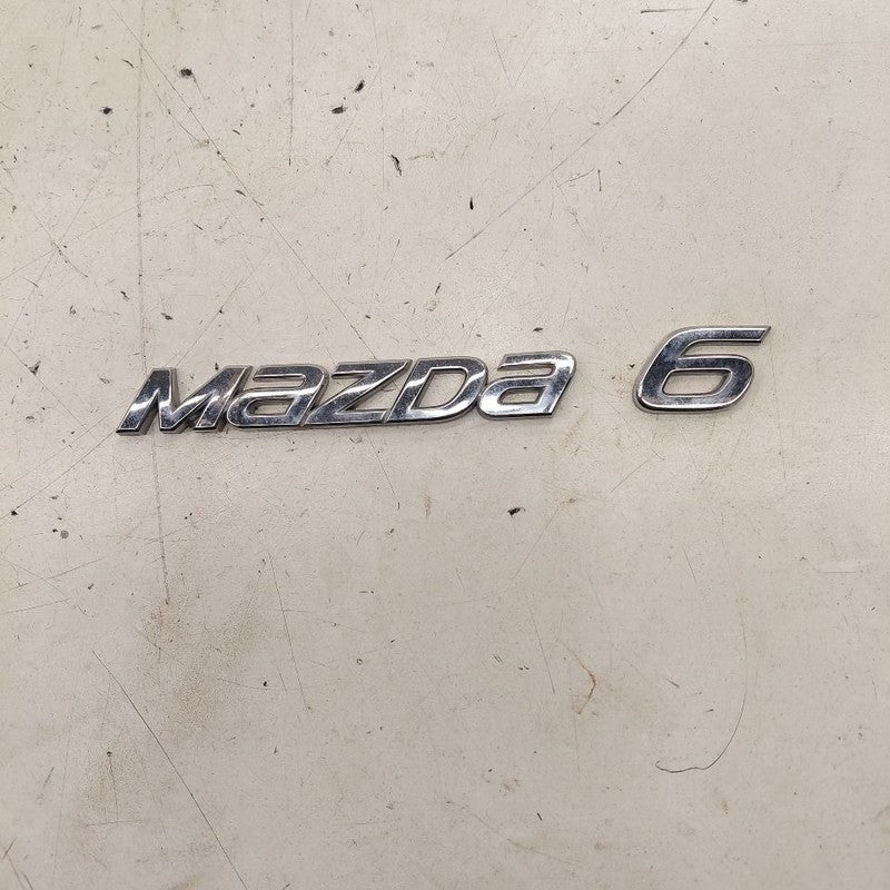 Mazda 6 Trunk Lid Logo Emblem Badge Rear Back  2016 2015 2014