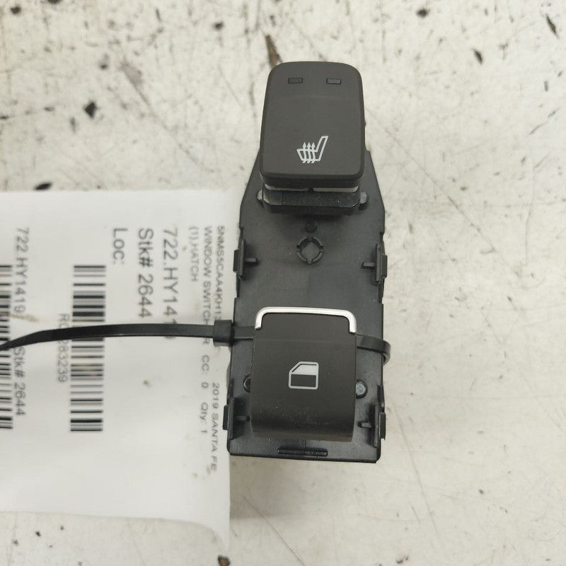 Hyundai Santa Fe Window Switch Power Left Driver Rear  2019 2020