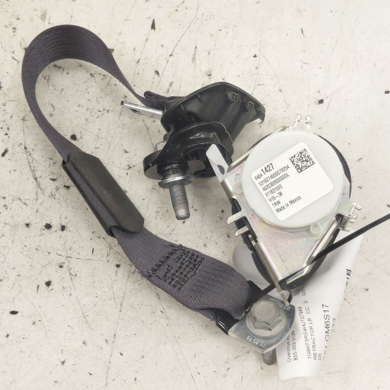 Cadillac CT6 Seat Belt Strap Retractor Left Driver Rear Back  2018 201