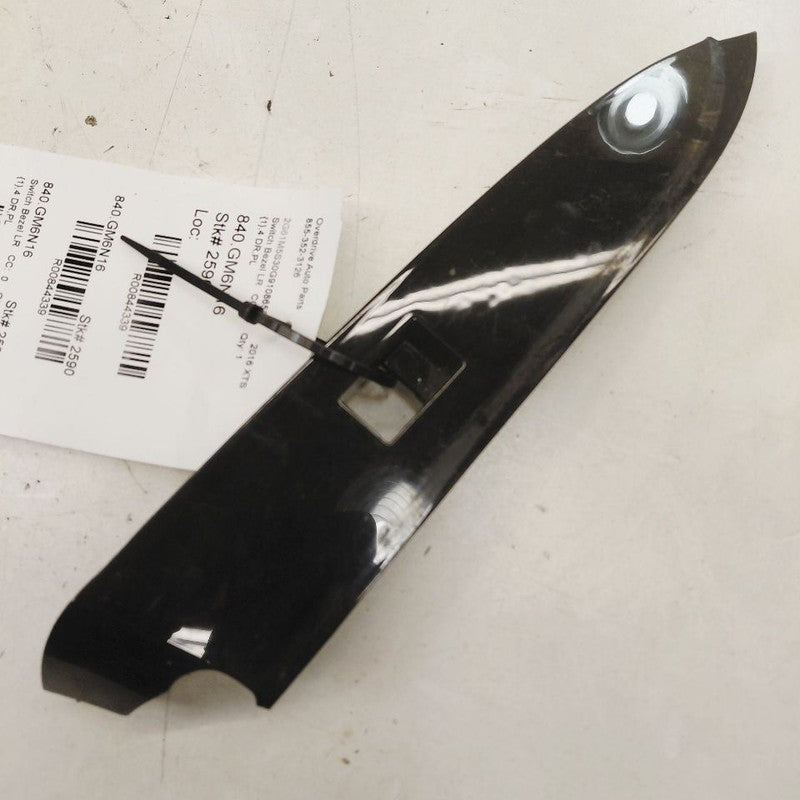Cadillac XTS Window Switch Bezel Left Rear     2016 2017 2018