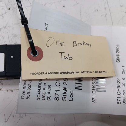 Jeep Compass USB Plug In Hub Port  2018 2019 2020 2021 2022