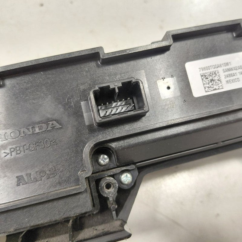 Temperature Control With AC Europe Built Hatchback Fits 17-18 CIVIC