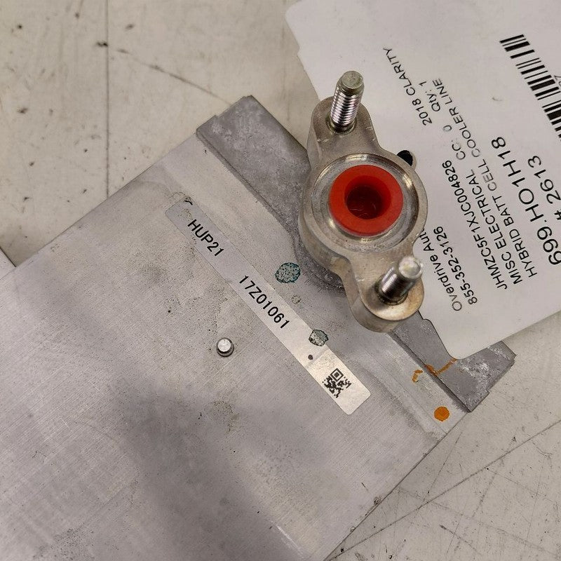 Honda Clarity Hybrid Battery Cell Cooler Line 2018 2019 2020