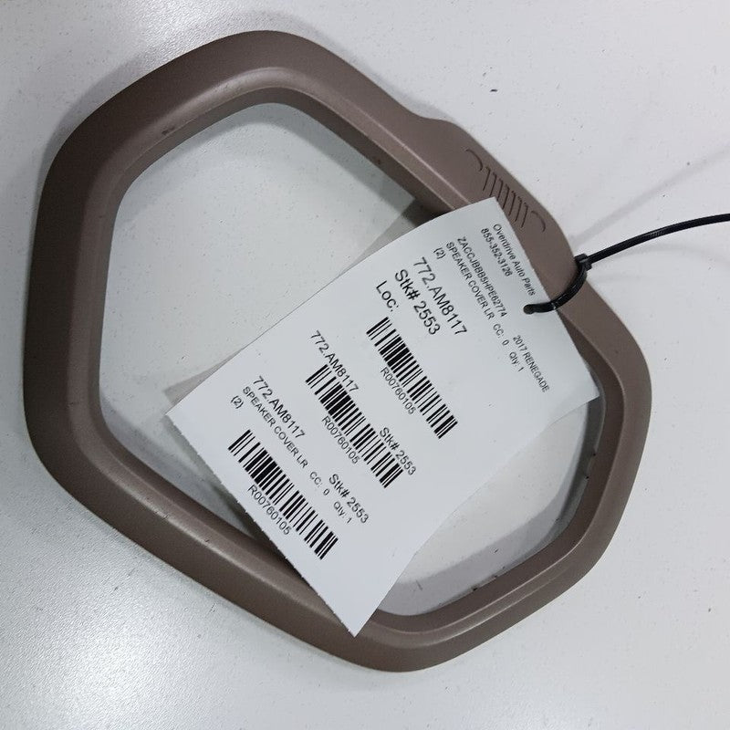 Jeep Renegade Speaker Cover Left Driver Rear  2017 2018 2019 2020