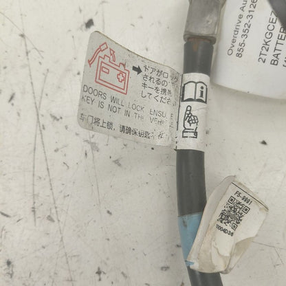 Lexus NX350 Battery Cable  2022 2023 2024 2025