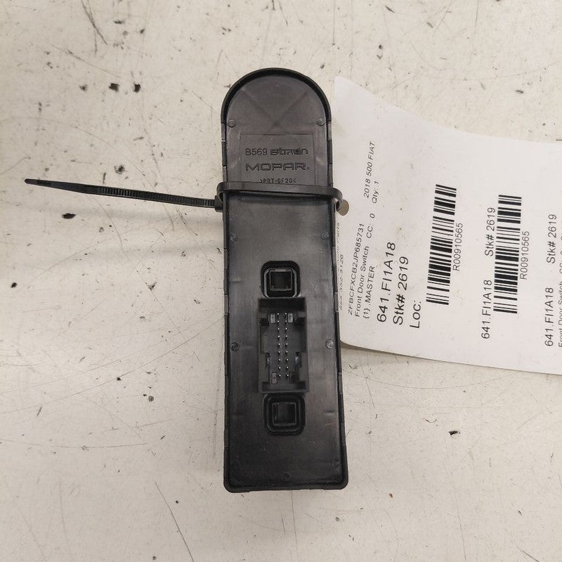 2018 Fiat 500 X Model Driver's Front Door Master Switch
