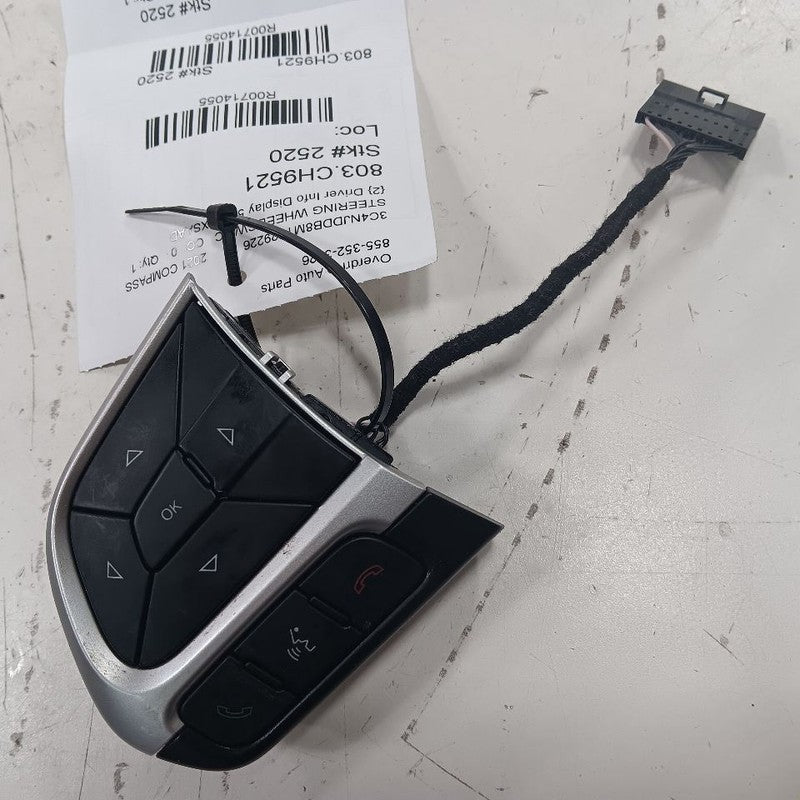 Jeep Compass Column Switch Driver Info Display {5YL19XSAAD} 2021 2020 2019 2018 